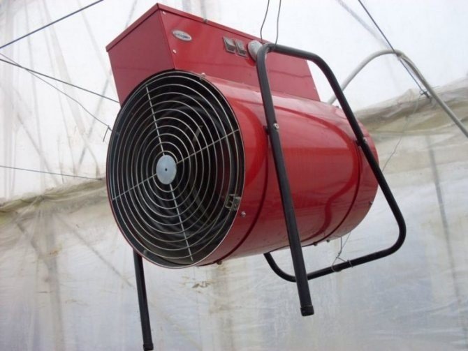 Инфракрасный газовый обогреватель для теплицы из поликарбоната