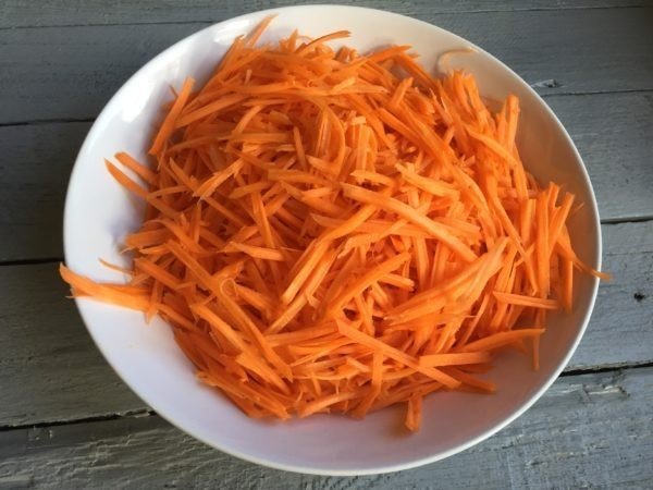 Соломка корейской моркови